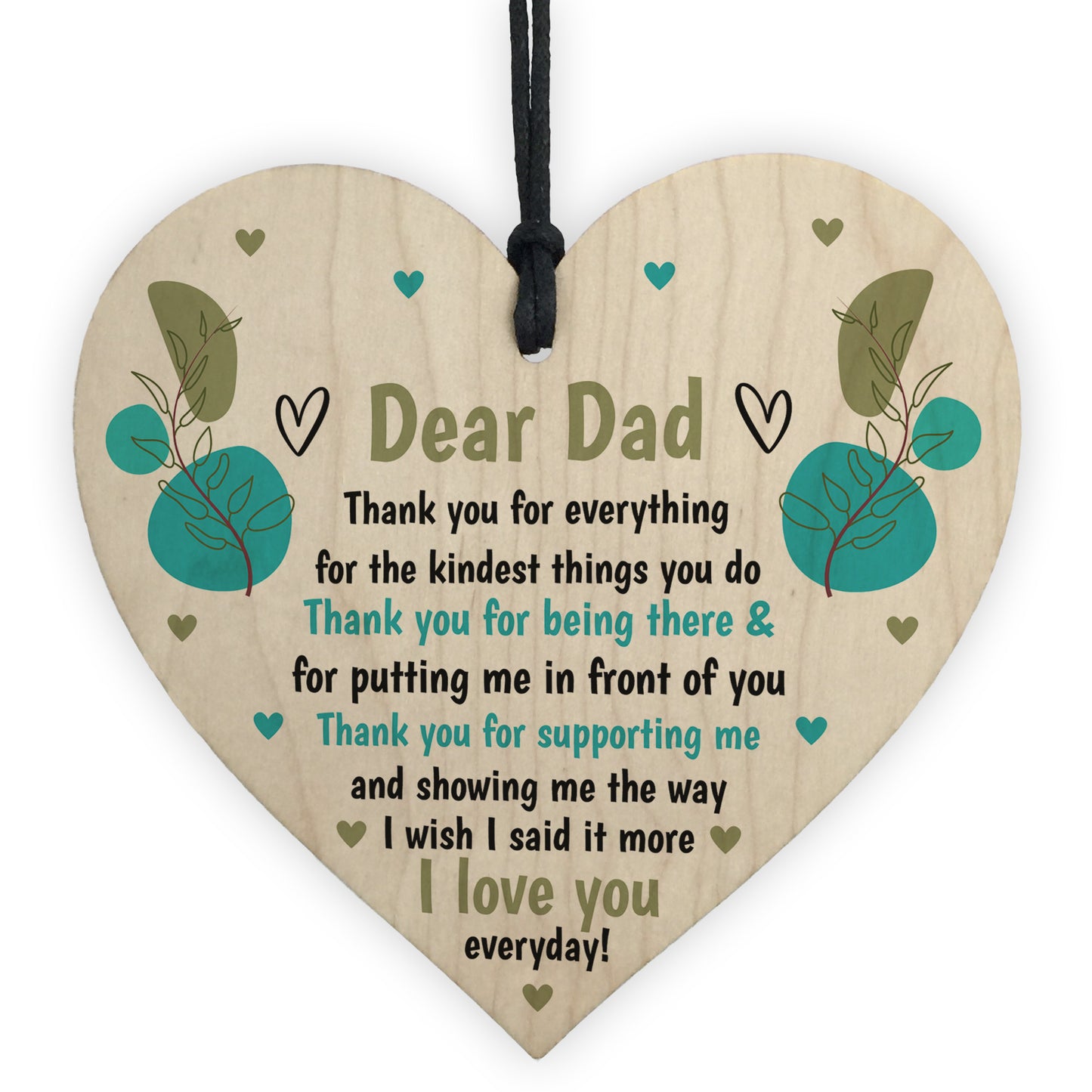 Cute Thank You Dad Love You Gift Fathers Day Birthday Christmas