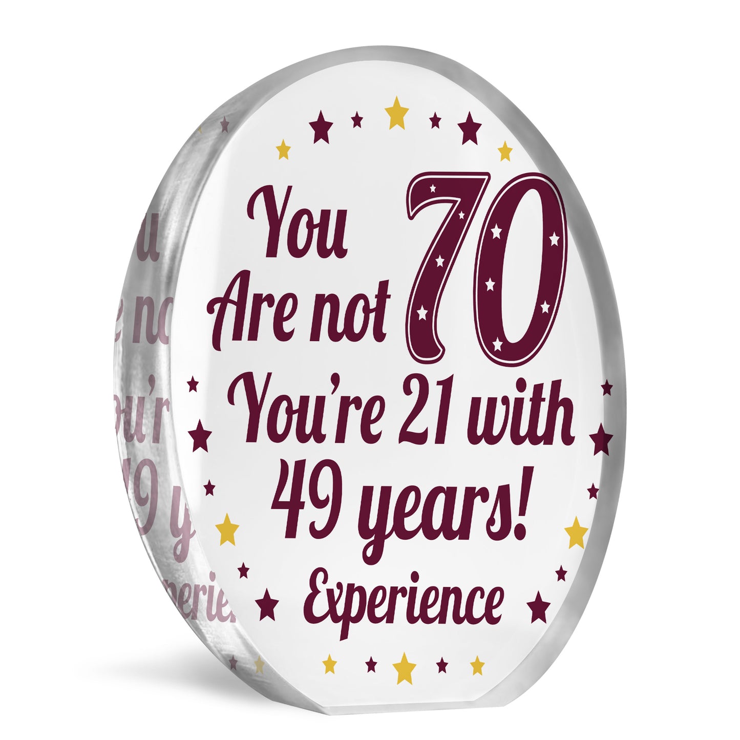 Funny 70th Birthday Gift For Men Women Joke Birthday Gift