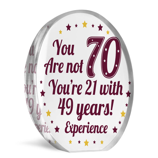 Funny 70th Birthday Gift For Men Women Joke Birthday Gift