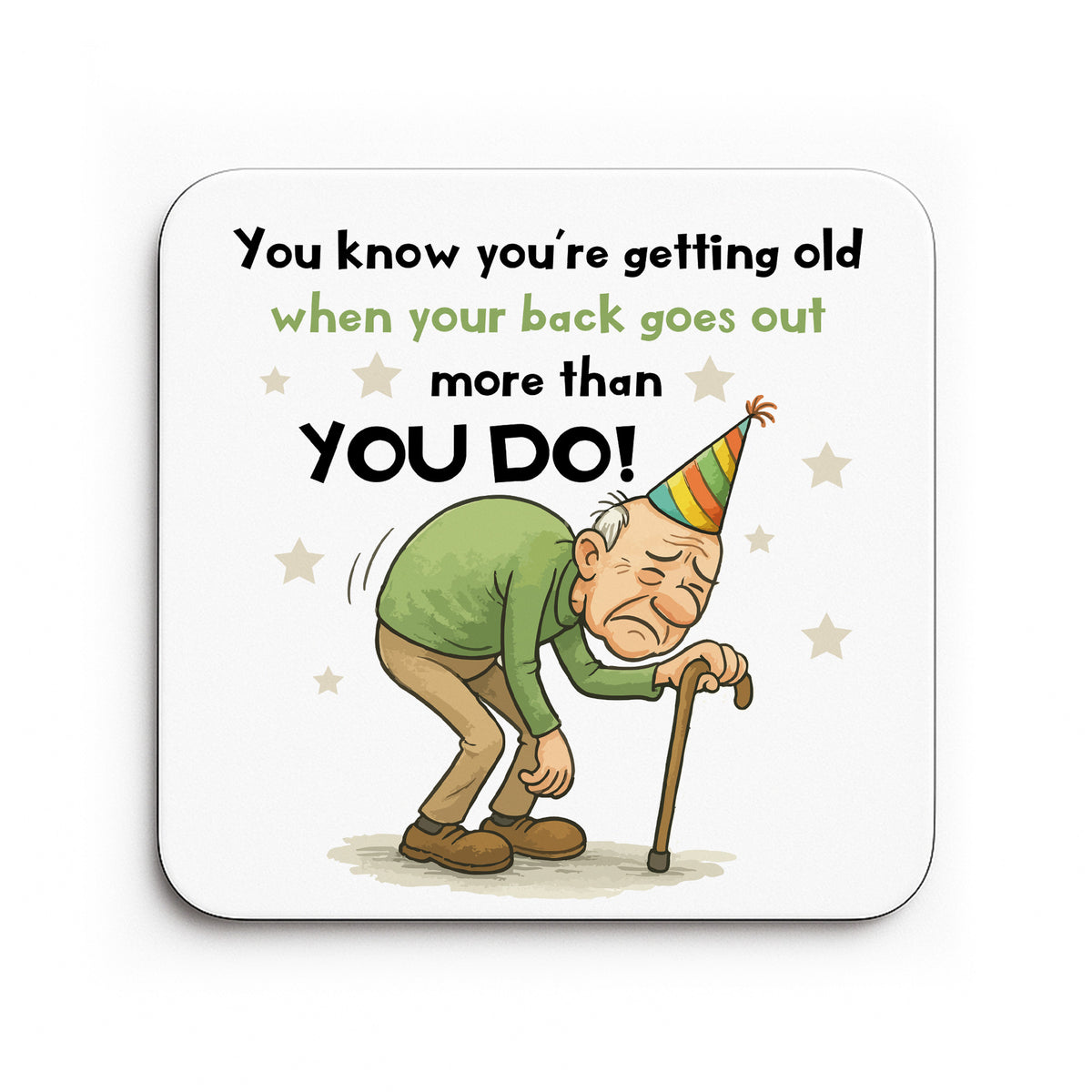 Funny Dad Gift For Dad Grandad COASTER Joke Dad Grandad Gift