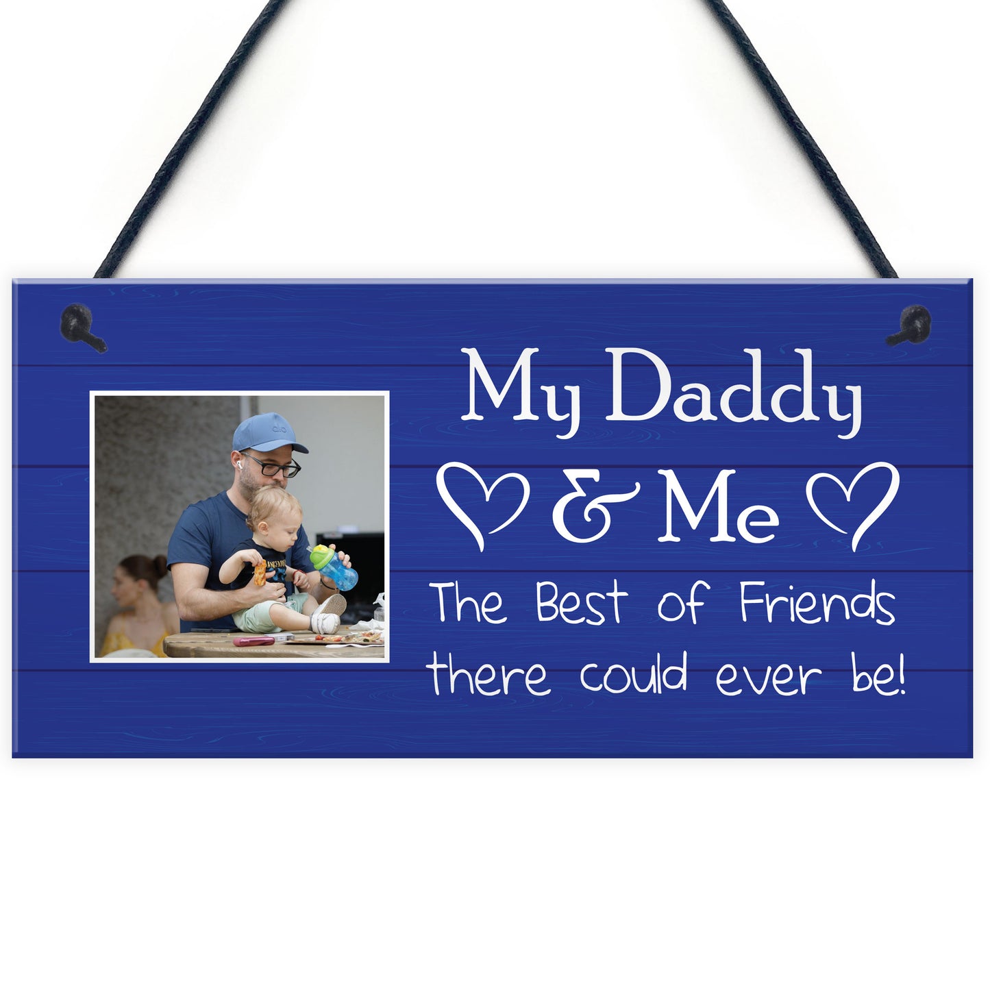 My Daddy And Me Plaque Gift For Daddy For Birthday Christmas
