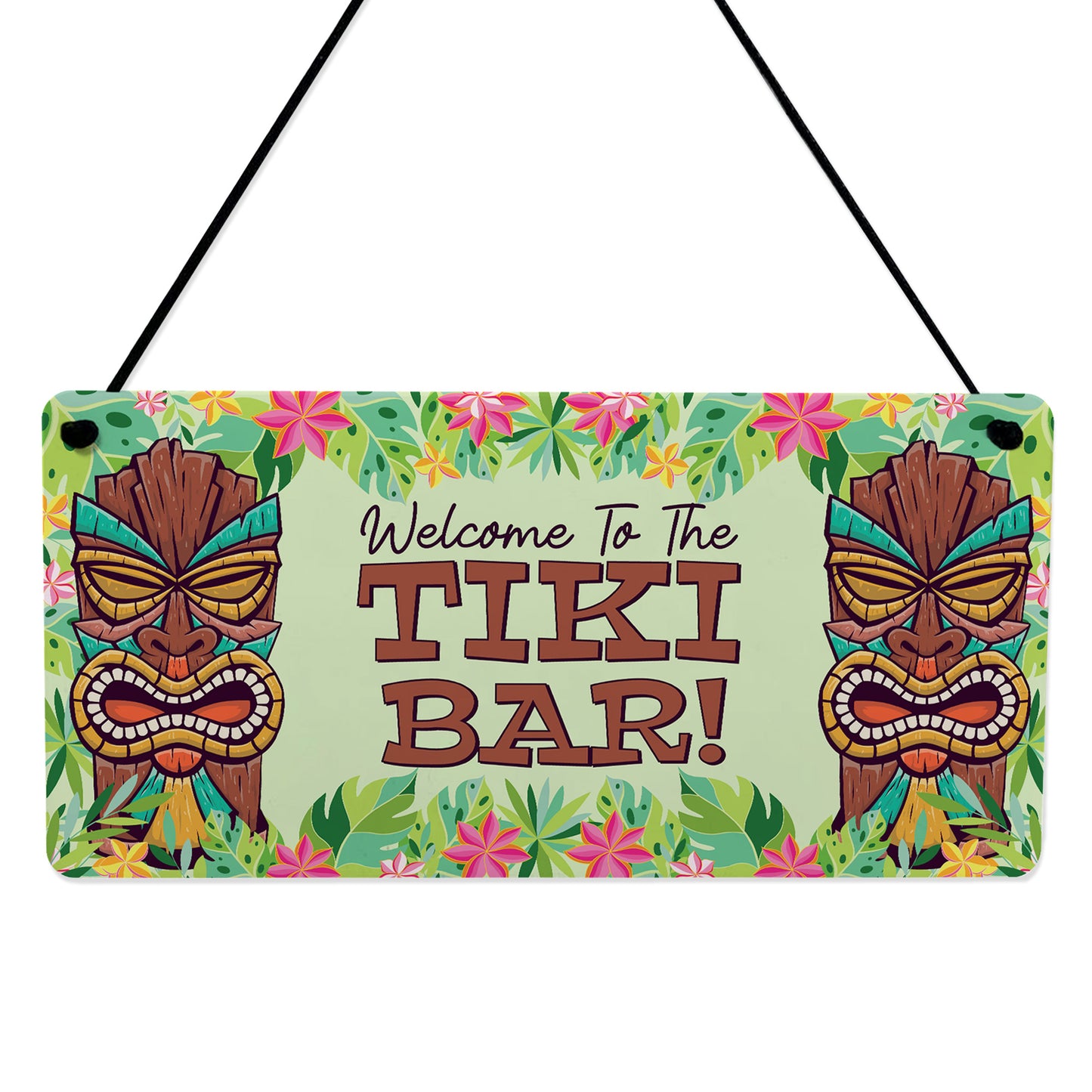 Tiki Bar Sign For Home Bar Hanging Wall Door Welcome Sign Funny