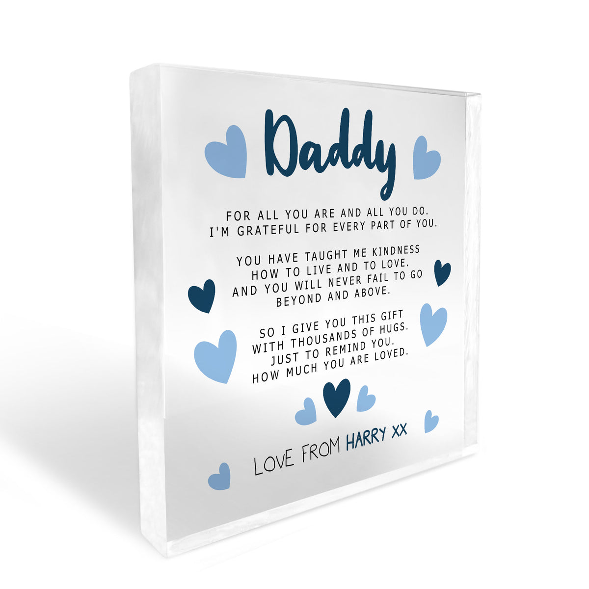 Personalised Gift For Daddy Dad For Fathers Day Birthday