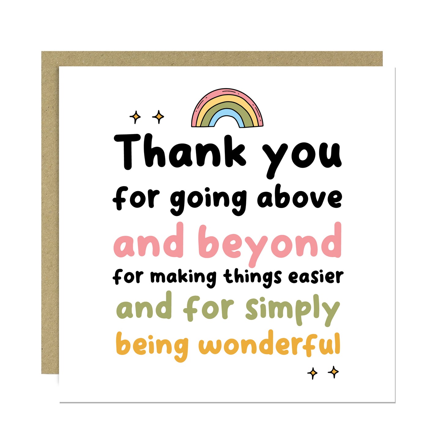Card For Teacher Volunteer Mentor Tutor To Say Thank You