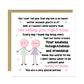 Novelty Card For Best Friend Birthday With Kraft Envelope