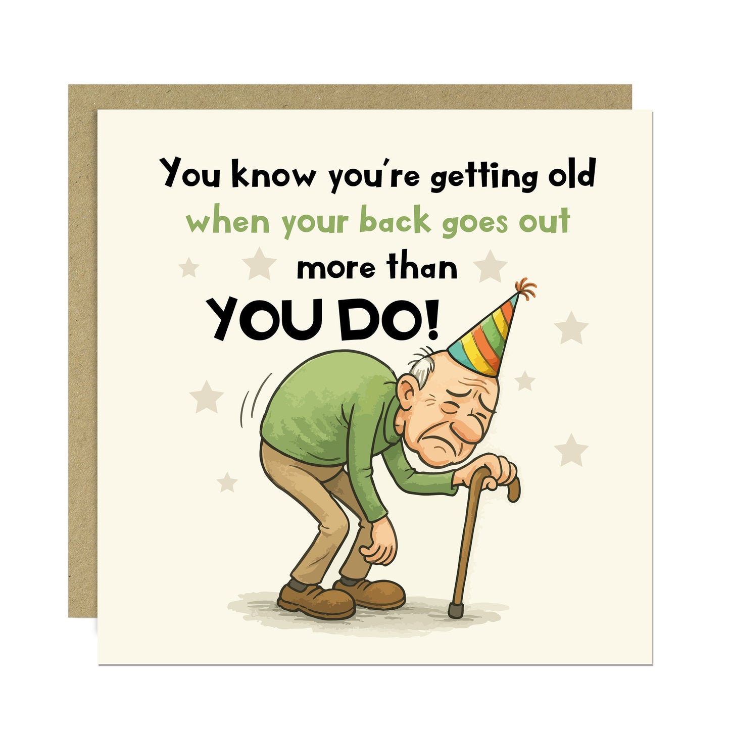 Funny Joke Dad Grandad Birthday Card With Envelope Included