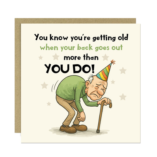 Funny Joke Dad Grandad Birthday Card With Envelope Included