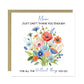 Birthday Card For Mum Mothers Day Card Thank You Card For Mum