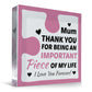 Birthday Gifts for MUM Acrylic Block Puzzle MUM BIRTHDAY GIFT