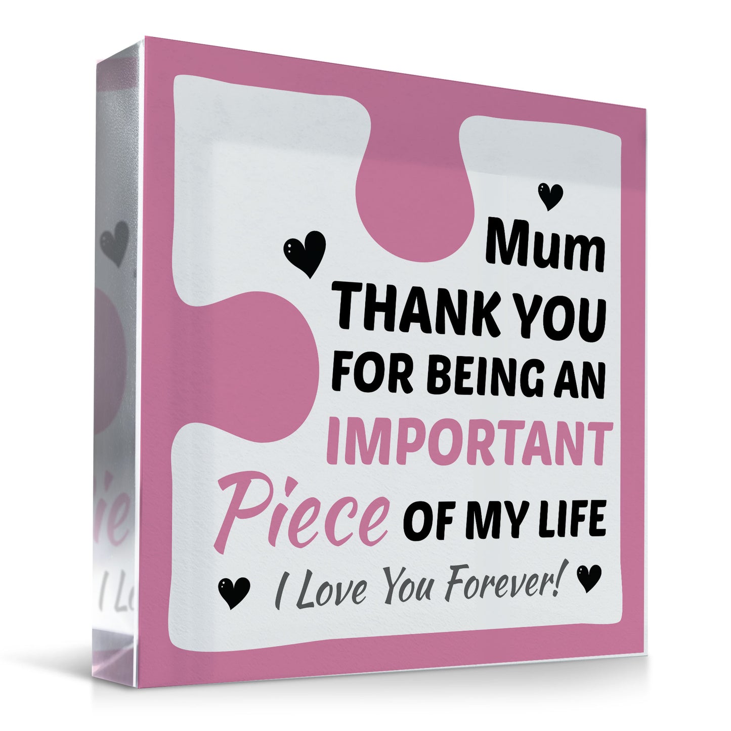 Birthday Gifts for MUM Acrylic Block Puzzle MUM BIRTHDAY GIFT