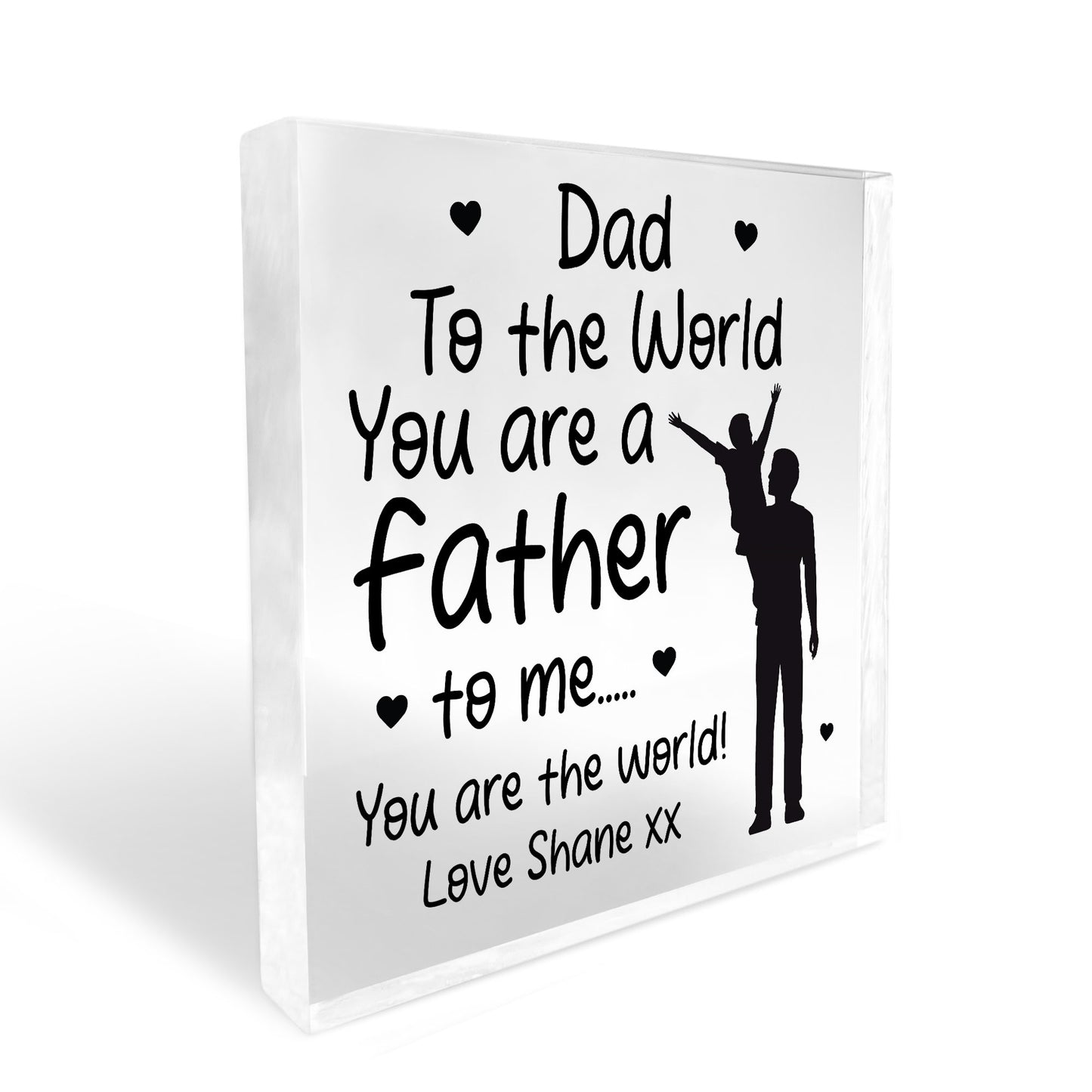 Fathers Day Birthday Gift For Dad Personalised Dad Gift From Son