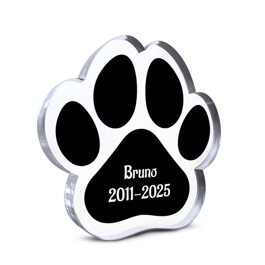 Dog Memorial Plaque Personalised Any Name Date Memorial Plaque