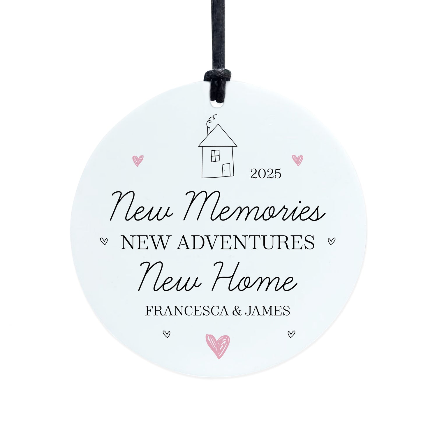 Congratulations New Home Gift Personalised Plaque For Couple