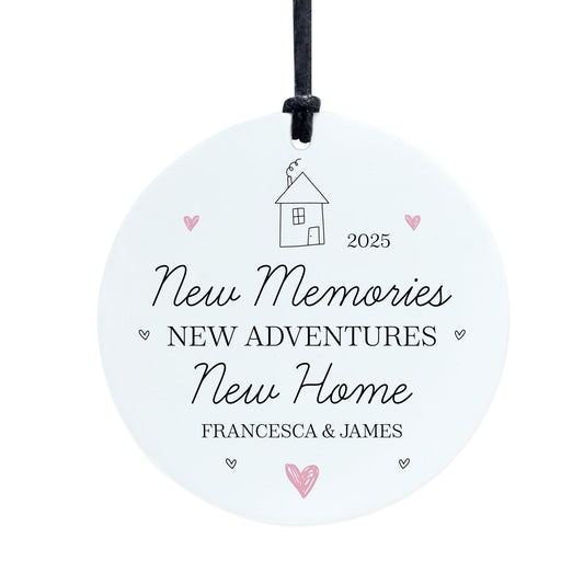 Congratulations New Home Gift Personalised Plaque For Couple
