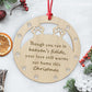 Memorial Christmas Bauble For Pet Dog Engraved Memorial Decor