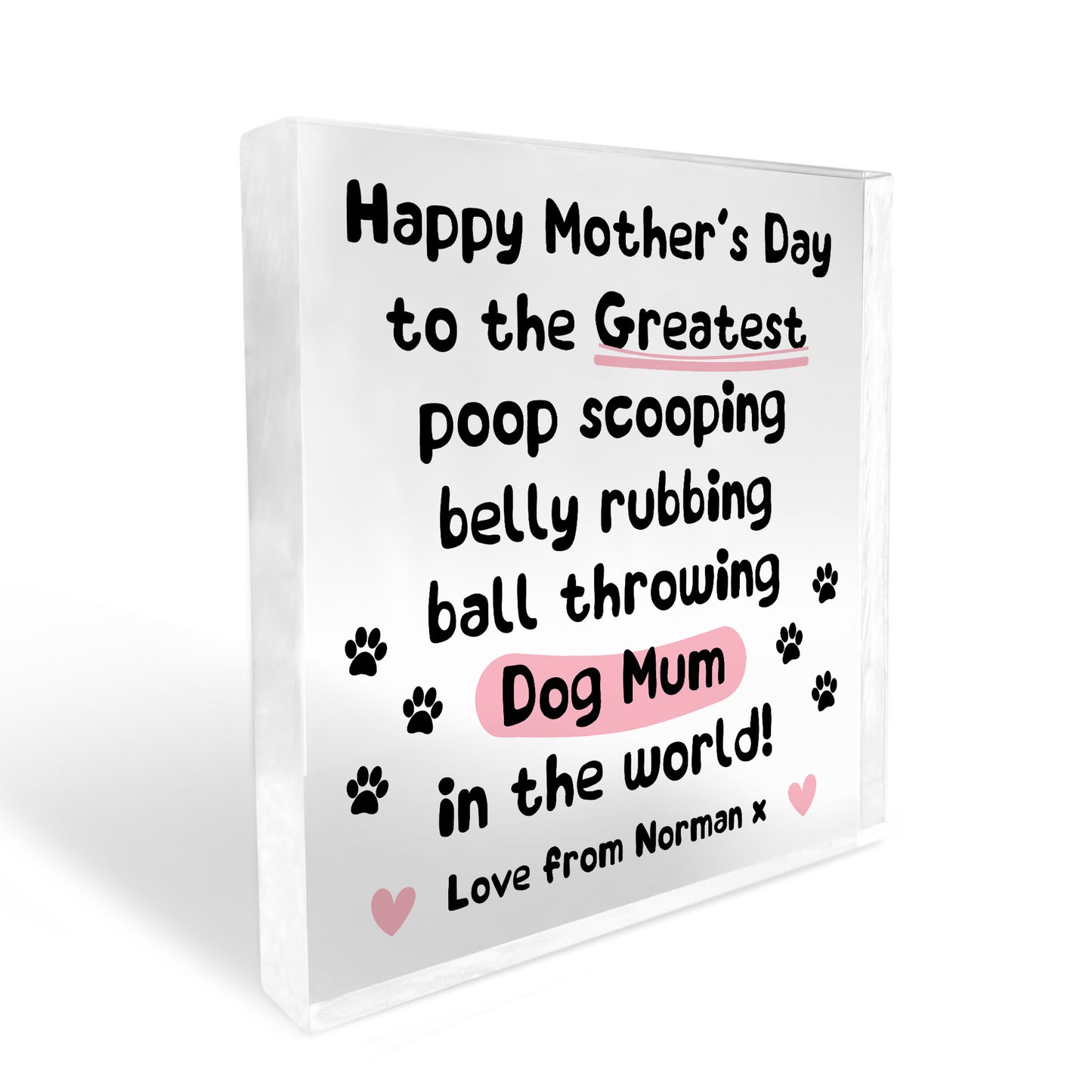 Funny Mothers Day Gift From Dog, Dog Mum Gift, Mothers Day Gift