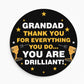Grandad Gift For Fathers Day Birthday You Are Drilliant Man Cave