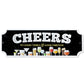 Cheers Plaque Bar Accessories for Home Pub Outside Decoration
