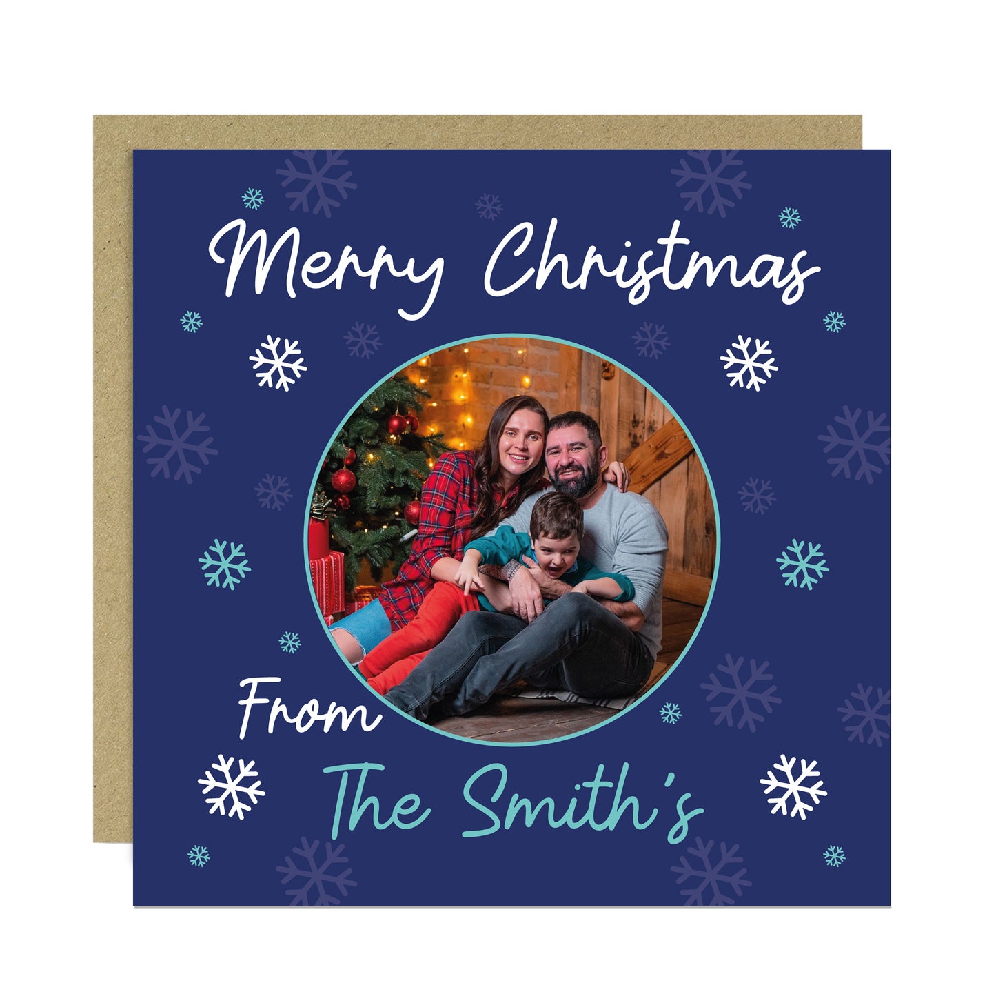 Personalised Photo Christmas Card For Family and Friends