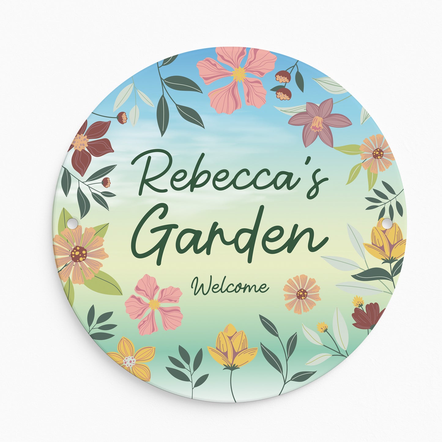 Personalised Garden Sign For Outside Garden Plaques Novelty Gift