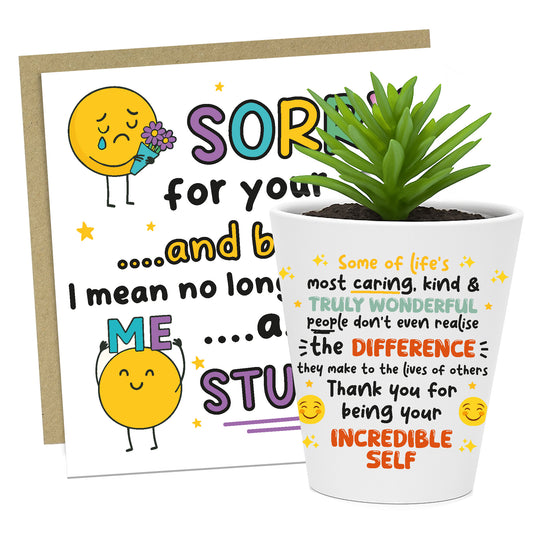 Teacher Gift Set Leaving School Nursery Plant Pot and Card