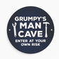 Funny Gift For Grandad Dad Birthday Fathers Day Grumpys Man Cave