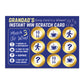 Gift For Grandad Birthday Gifts Novelty Scratch Card Fathers Day