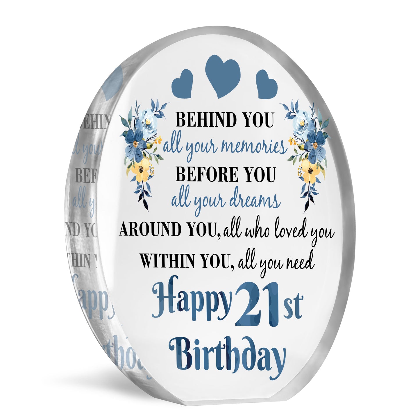 Novelty 21st Birthday Gift For Son Grandson Nephew Inspirational