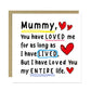 Card For Mummy With Kraft Envelope Mummy Birthday Card From Son