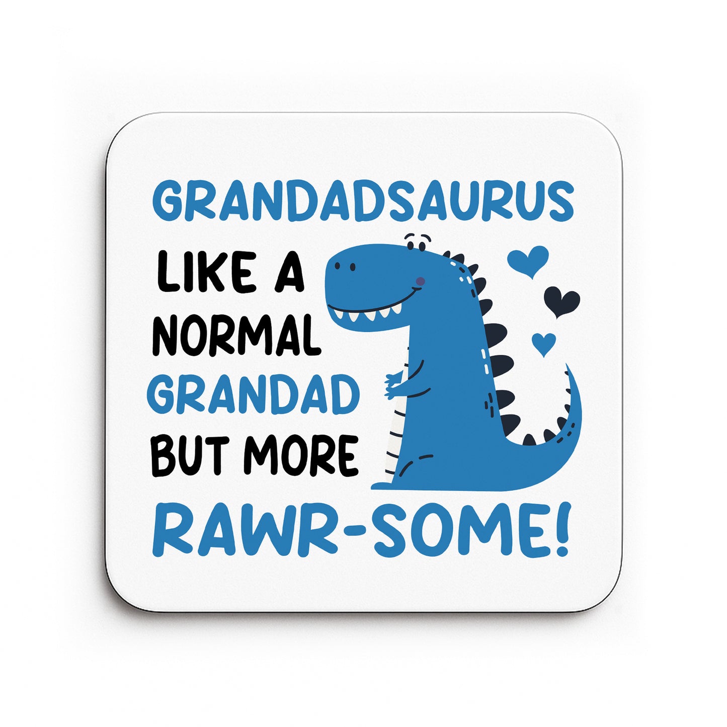Grandad Coaster Novelty Grandadsaurus Funny Gift For Birthday
