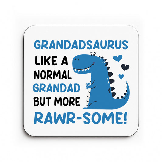 Grandad Coaster Novelty Grandadsaurus Funny Gift For Birthday