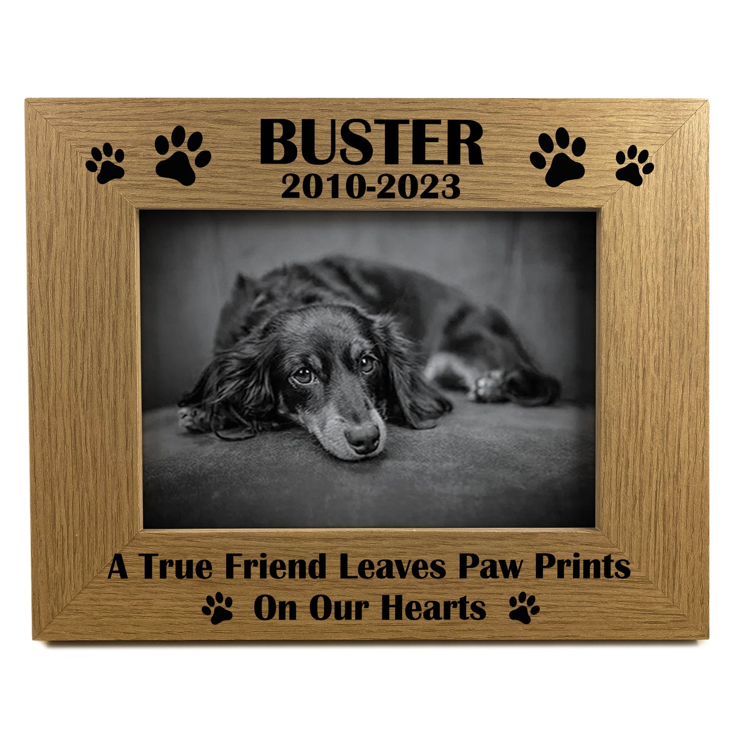 Personalised Pet Memorial Photo Frame Dog Memorial Gifts 7x5
