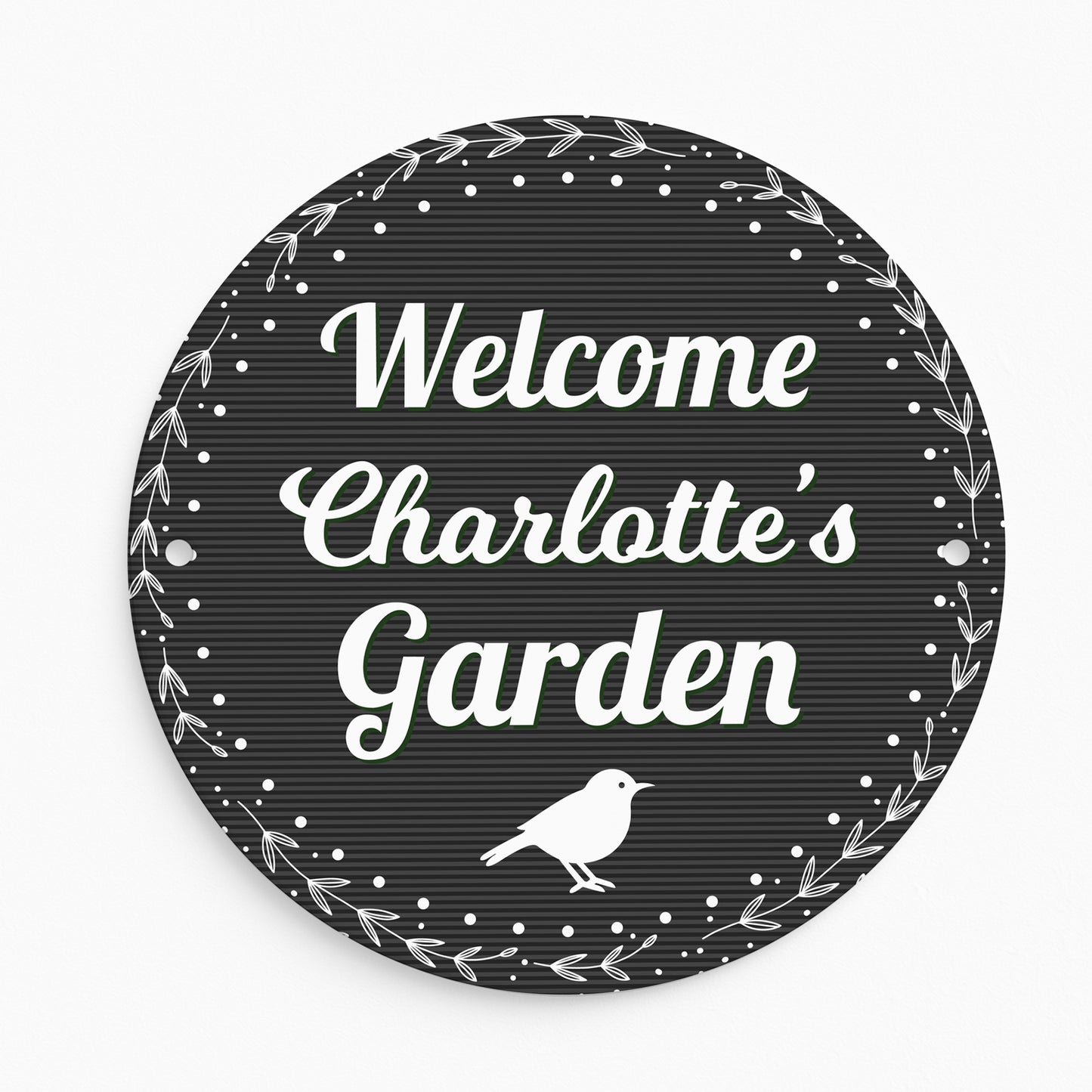Personalised Garden Sign For Outside Hanging Welcome Sign