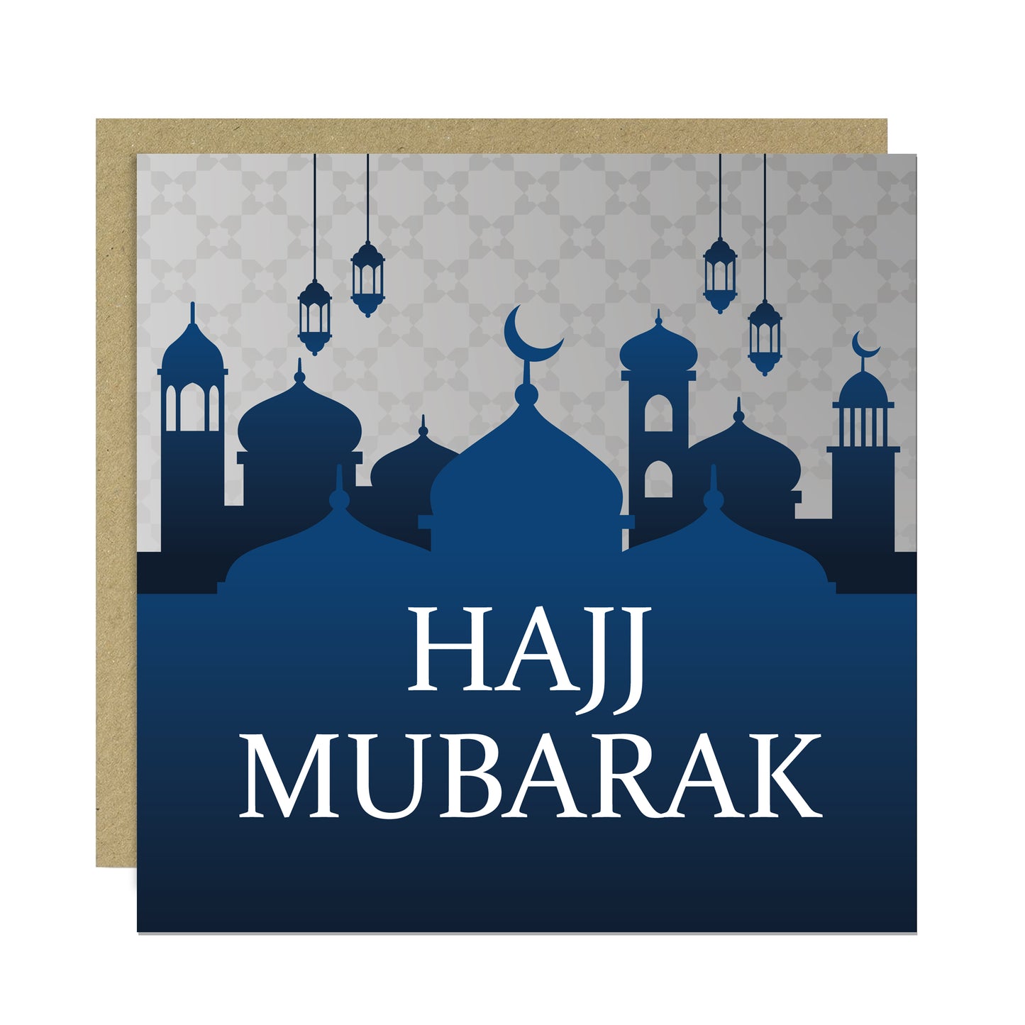 Hajj Mubarak Blessings Card Dua Kaaba Muslim Islamic Cards