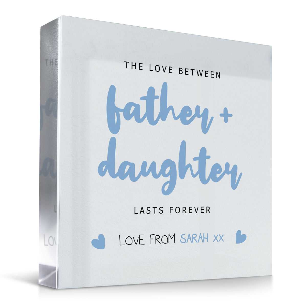 Father And Daughter Gift Daddy Daughter Plaque Personalised Gift