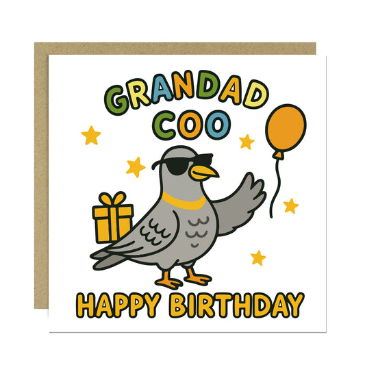 Funny Card For Grandad For Birthday GRANDAD COO Card