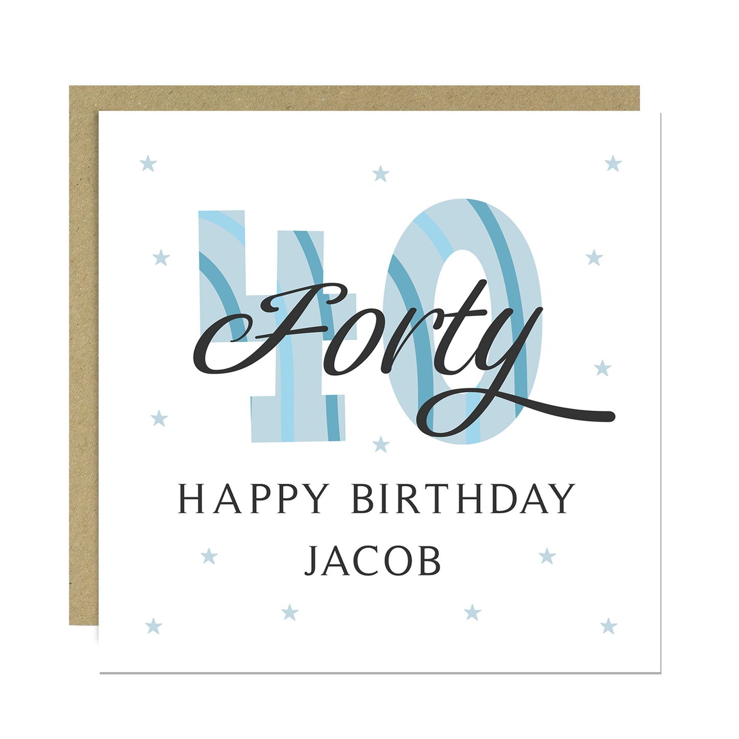 Personalised 40th Birthday Cards For Men Dad Son Brother Uncle