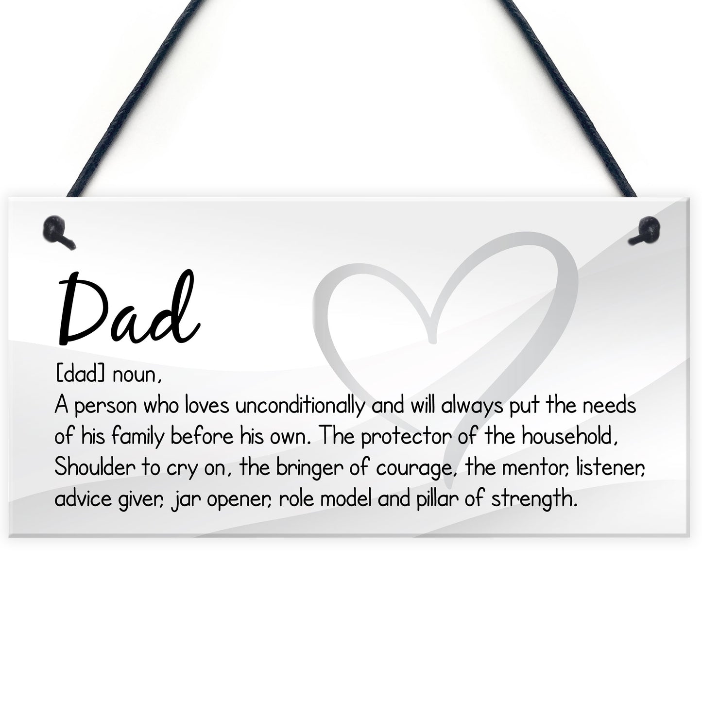 Dad Gifts For Fathers Day Birthday Birthday Noun Plaque Novelty