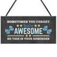 YOU ARE AWESOME REMINDER Sign Gift For Best Friend Birthday