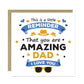 Dad Card For Fathers Day With Envelope Included Birthday Card