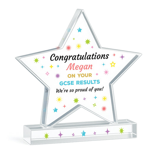 Personalised GCSEs Results Congratulations Plaque Award Passed