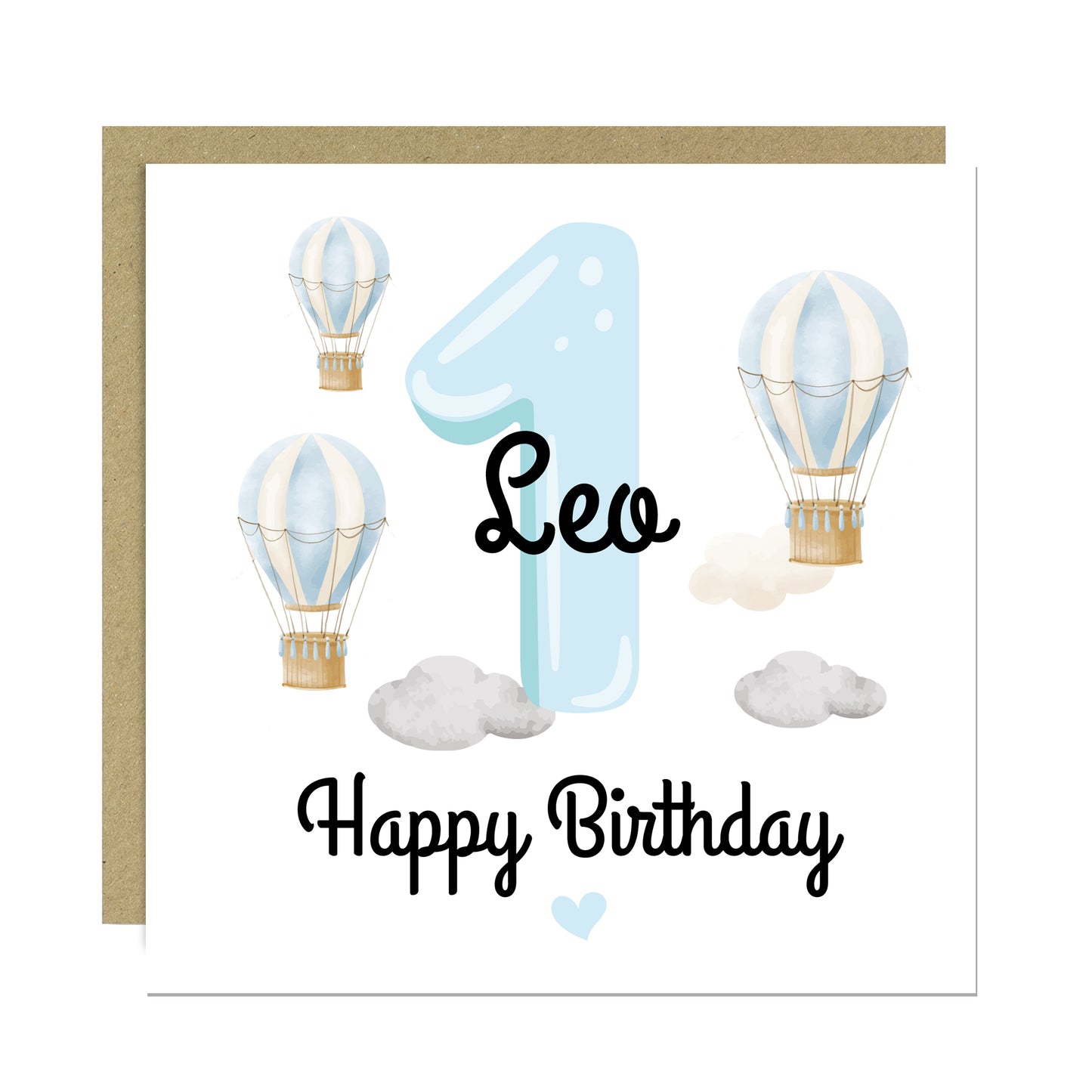 1st Birthday Card For Baby Boy Son Grandson Nephew Brother