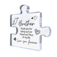 Special Brother Gift For Birthday Christmas Puzzle Piece
