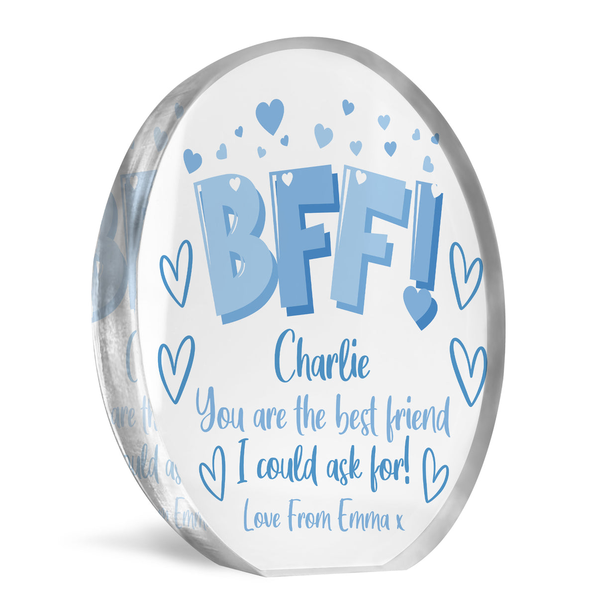 Personalised Best Friend Plaque Gift Friendship Gift