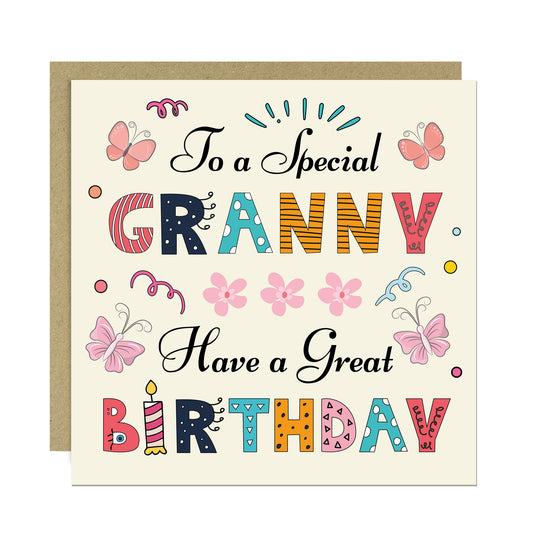 Granny Birthday Card Happy Birthday Card For Grandma Granny
