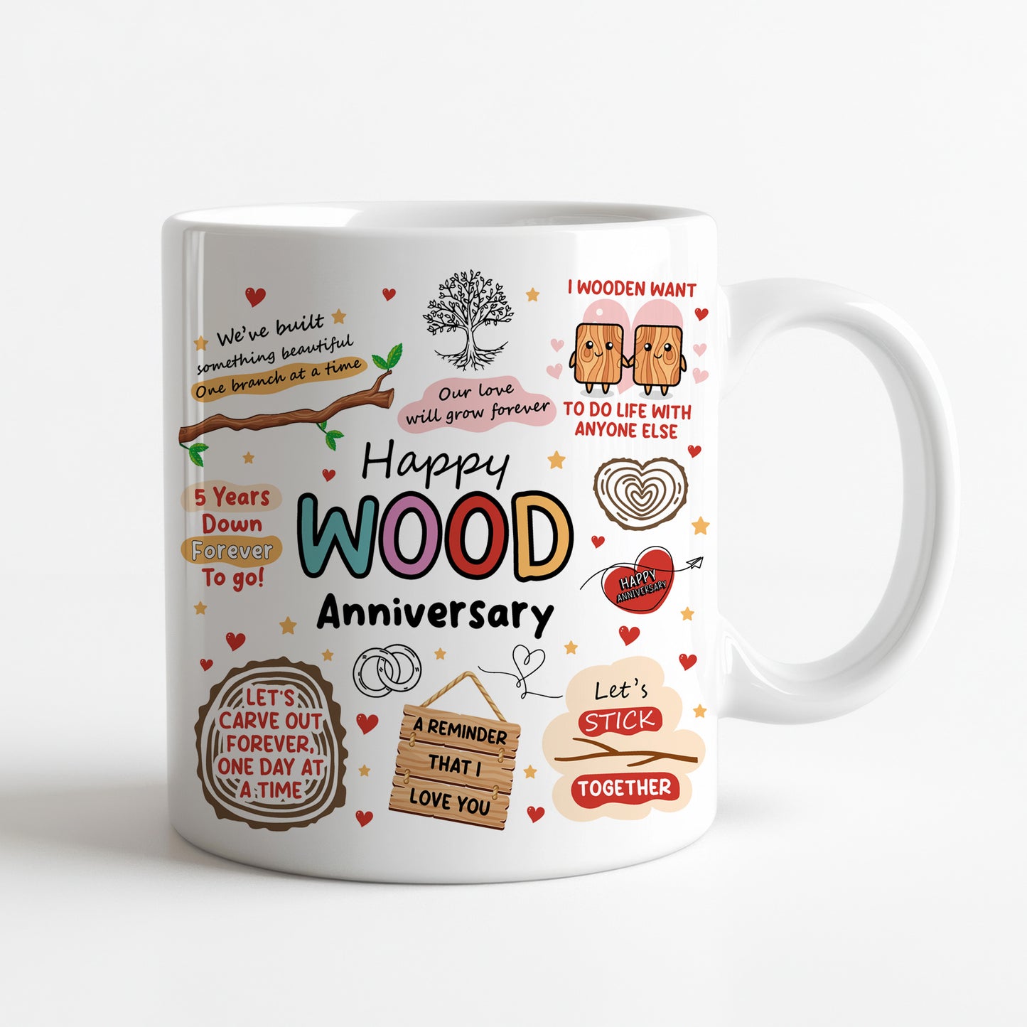 Funny Mug For 5th Anniversary Gift For Her For Him Gift For Wife