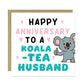 Husband Anniversary Card From Wife Funny Card For Partner