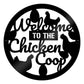 Chicken Coop Sign Wall Mounted Chicken Coop Decor Plaque Outdoor