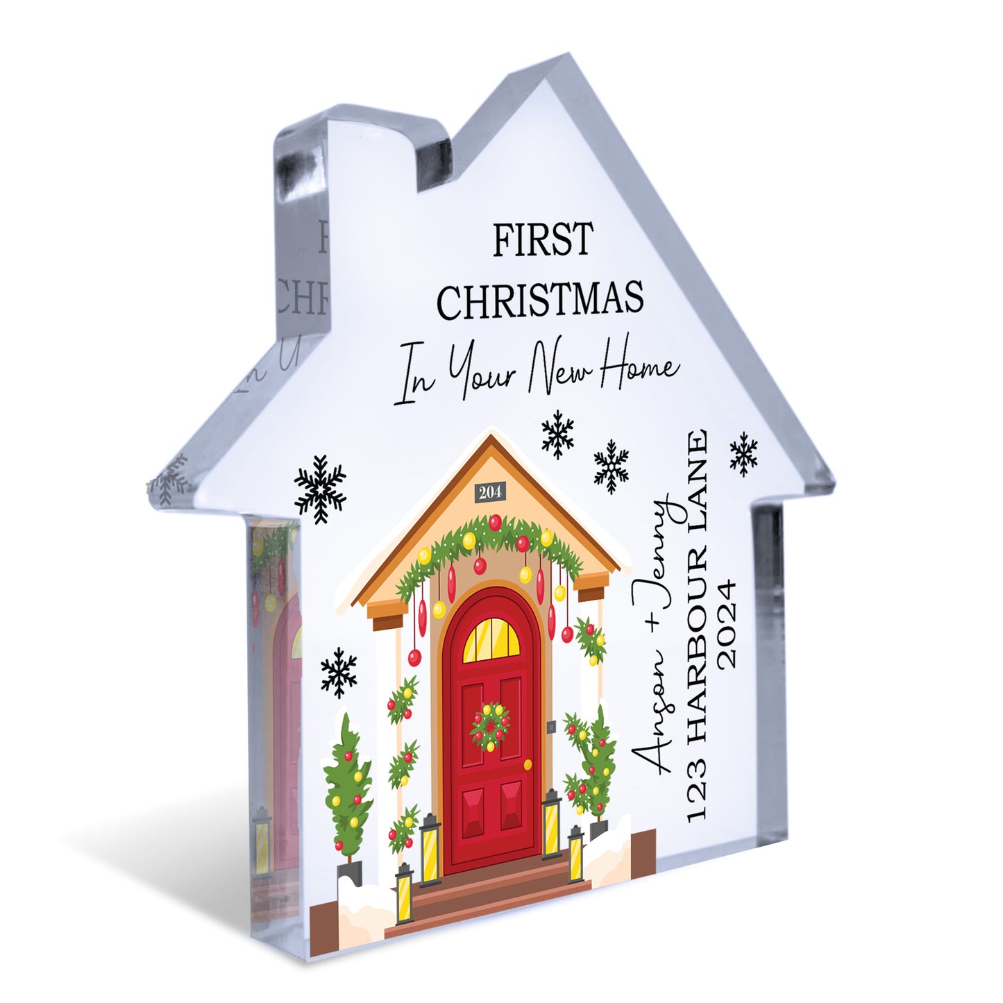 First Christmas in Your New Home Decoration Acrylic New Home
