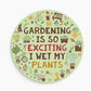 Garden Sign For Outdoor WET MY PLANTS Sign Wall Mounted Sign